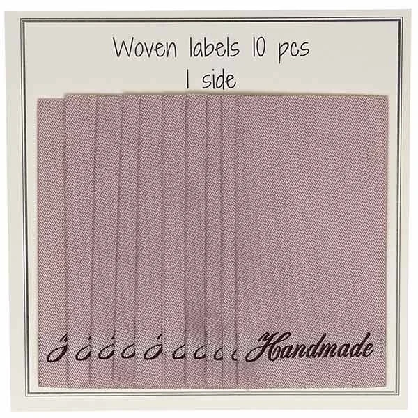 Go Handmade Vævet Label, Handmade, 60 x 32 mm, 10 stk